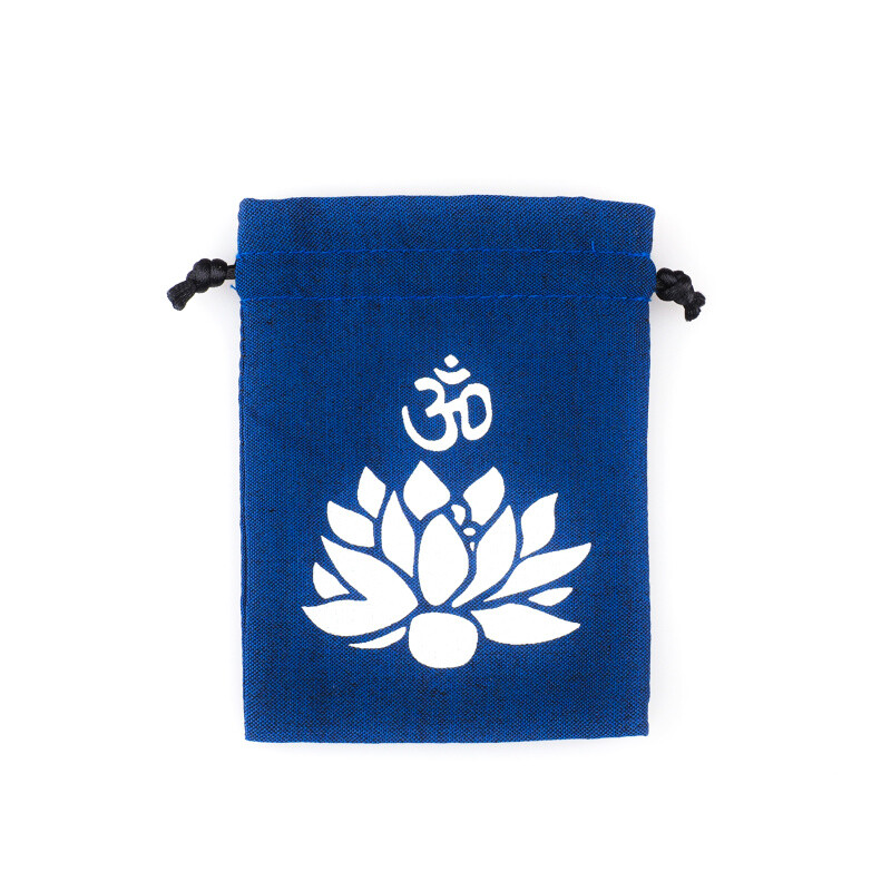 Gift Bag Om Lotus 8 x 11 cm Blue