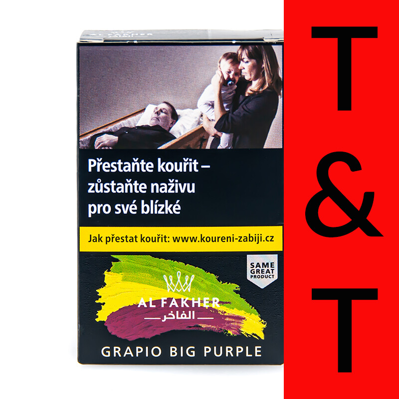Hookah Tobacco Al Fakher Grapio Big Purple 50 g