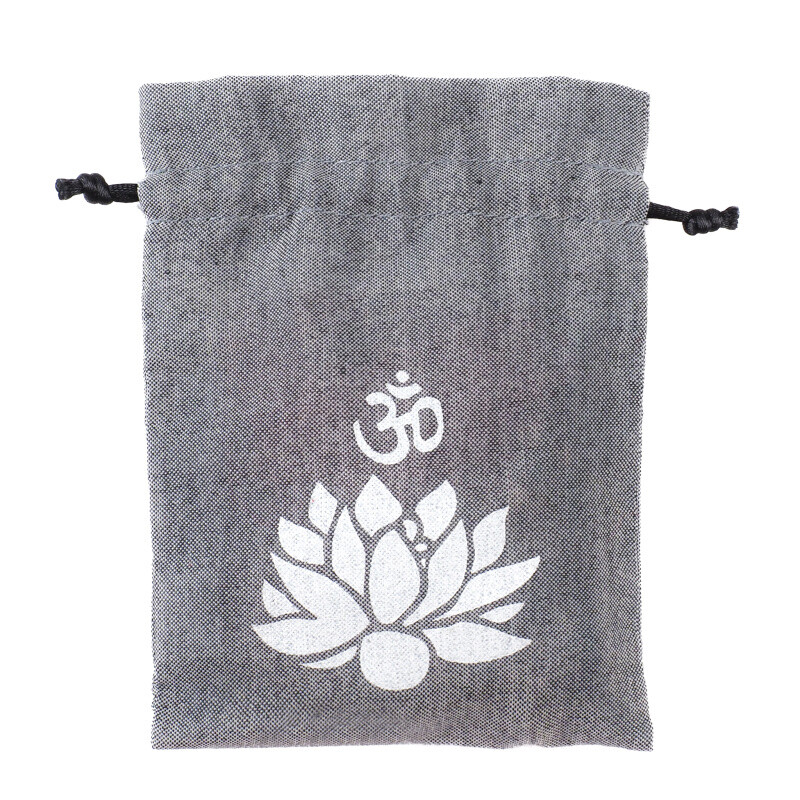 Gift Bag Om Lotus 11 x 14 cm Grey
