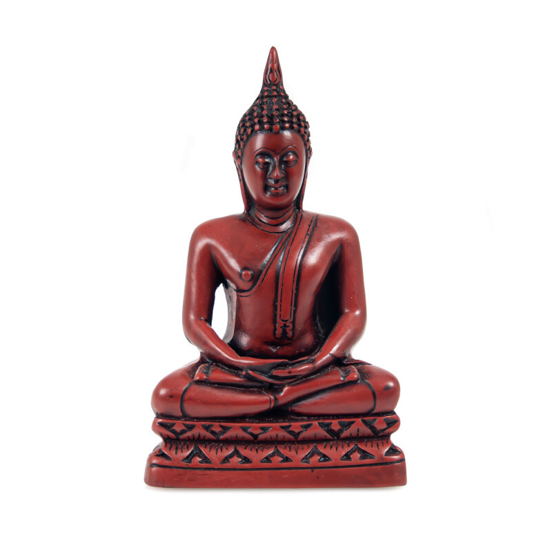 Statuette Resin Buddha Meditation 16,5 cm Brown