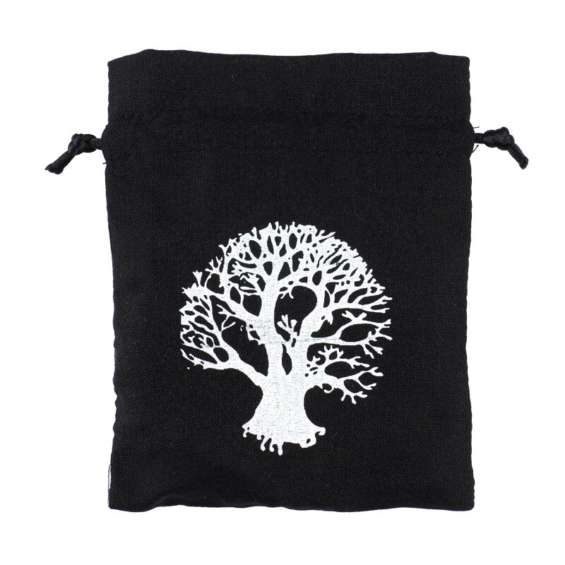 Gift Bag Tree of Life 11 x 14 cm Black