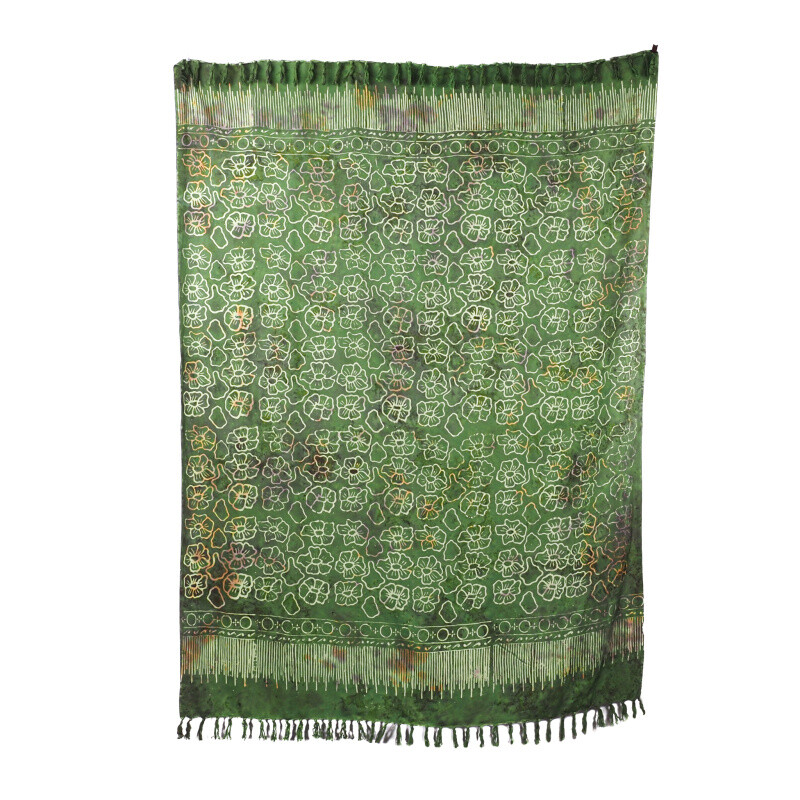 Pareo Sarong Bali Mentari Green 160 x 118 cm