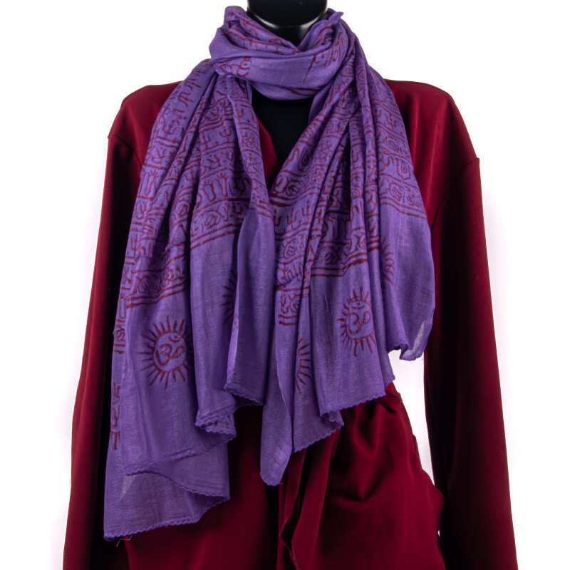 Shawl Mantra Purple