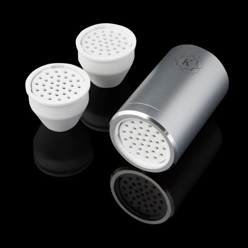 Kaloud Ayara Hookah Carbon Filter Large Adapter Silver
