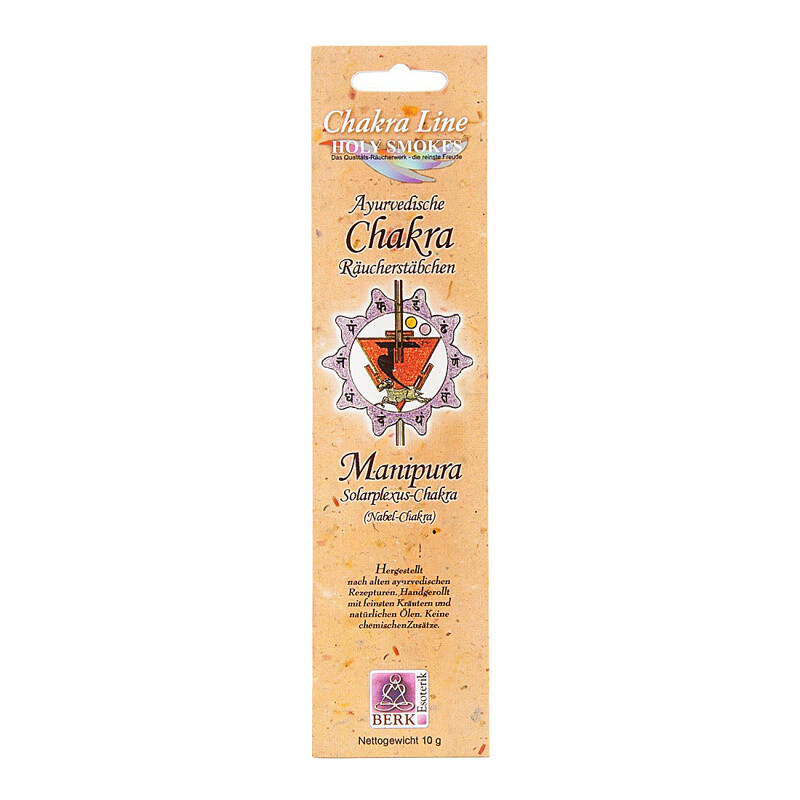 Chakra Incense Sticks Holy Smokes Chakra 3 Manipura