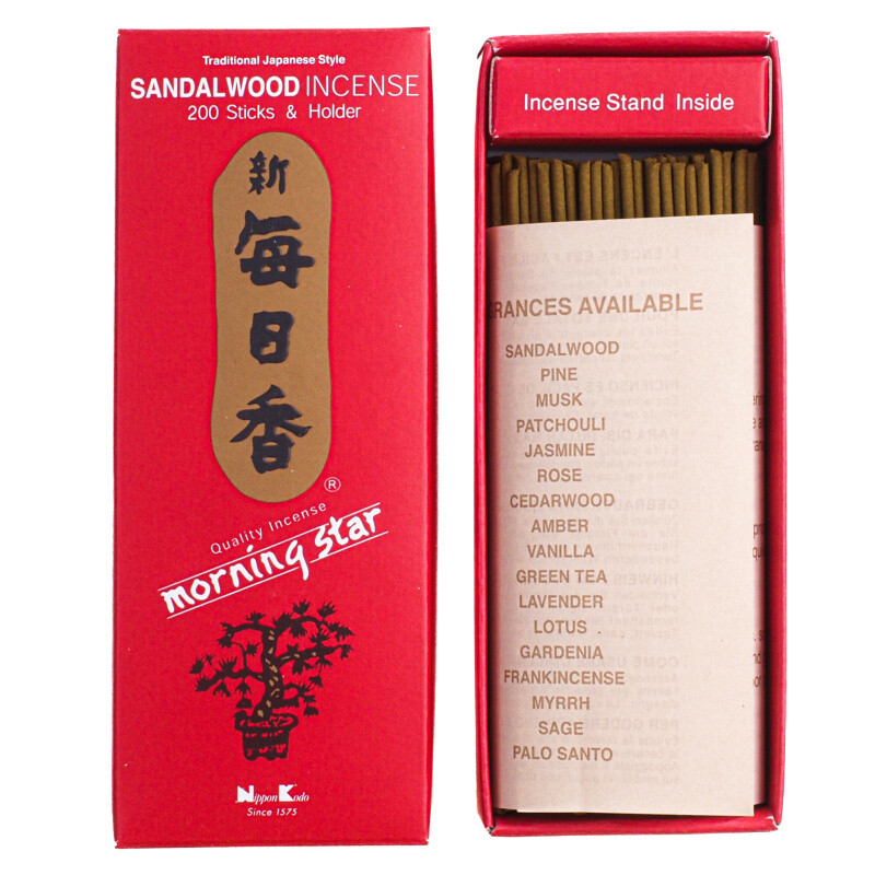 Japanese Incense Sticks Nippon M/S 200 sticks Sandalwood