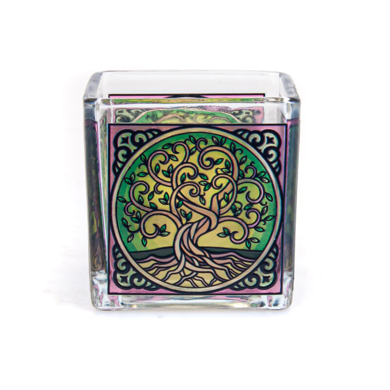 Tealight Glass Yggdrasil