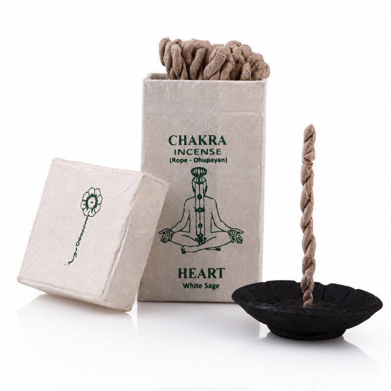 Tibetan Incense Ropes Chakra - Heart