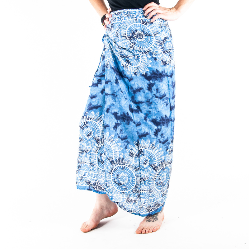 Skirt Flower Mandala Blue