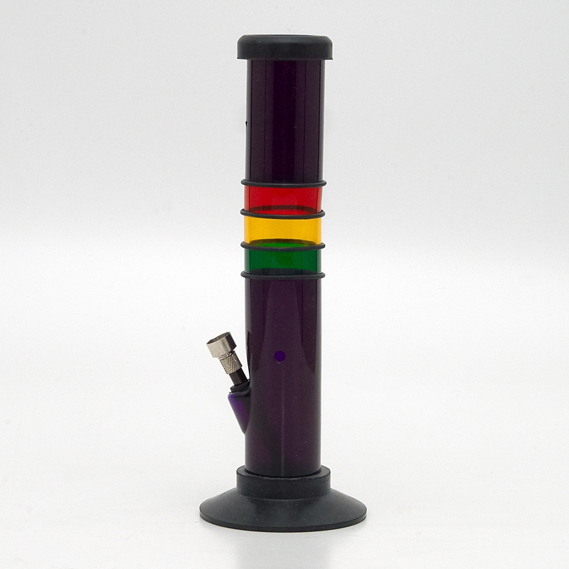 Bong Acrylic Tube Rasta II. 30 cm Purple