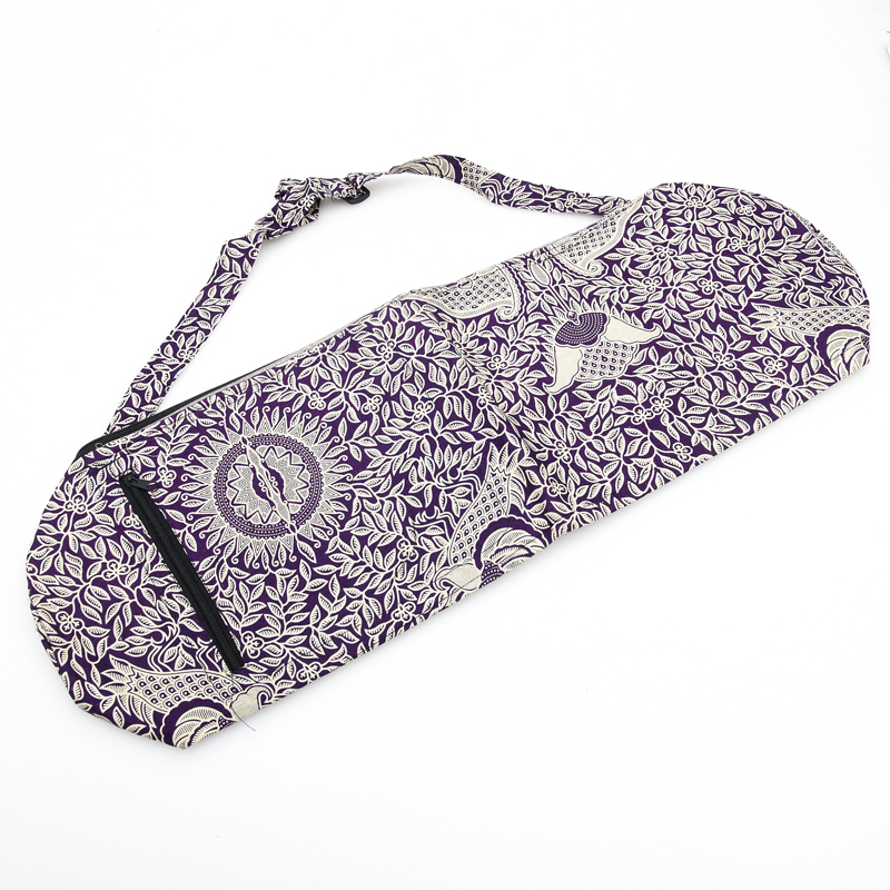 Yoga bag Leaves Purple
