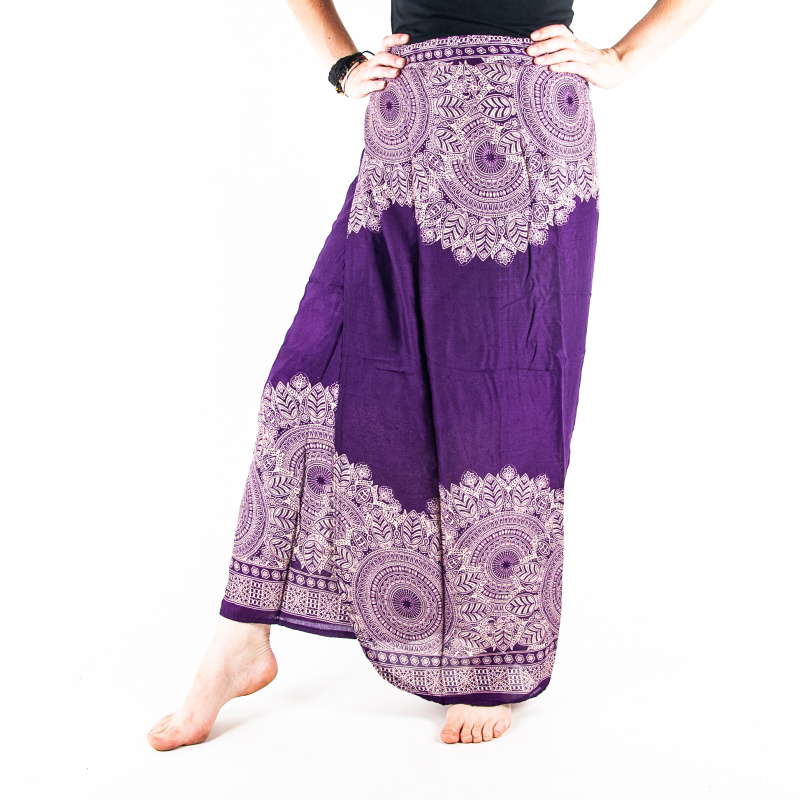 Skirt Leaf Mandala Purple