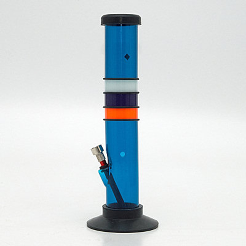 Bong Acrylic Tube Rasta II. 30 cm Turquoise