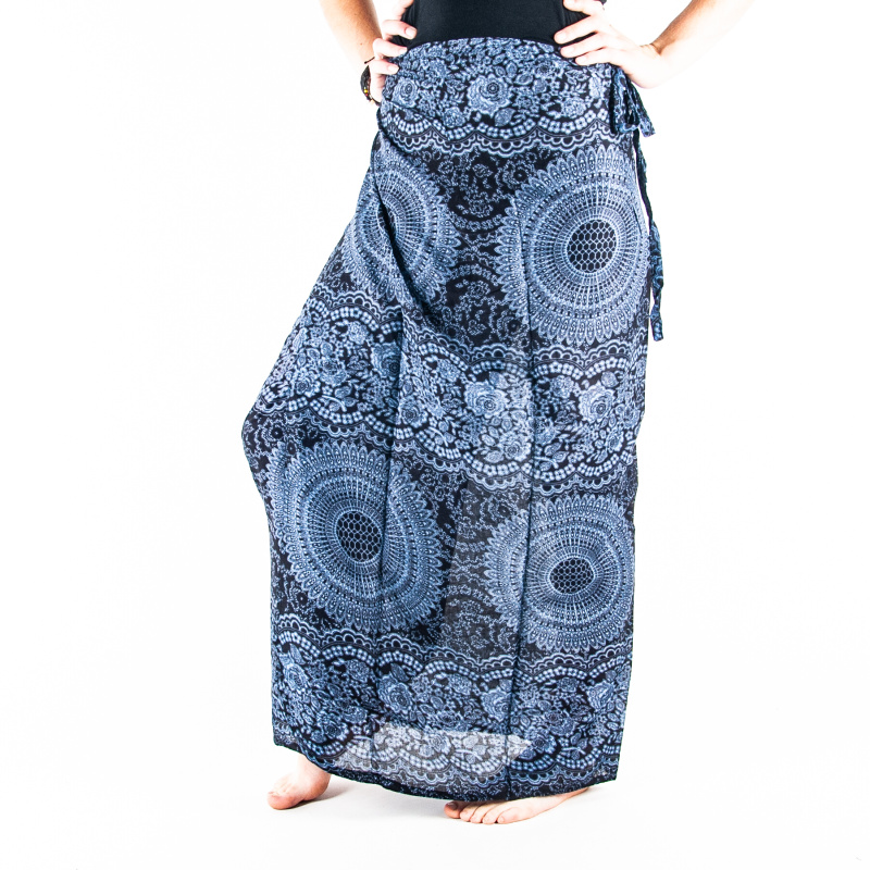 Skirt Honeycomb Mandala Full Dark Blue