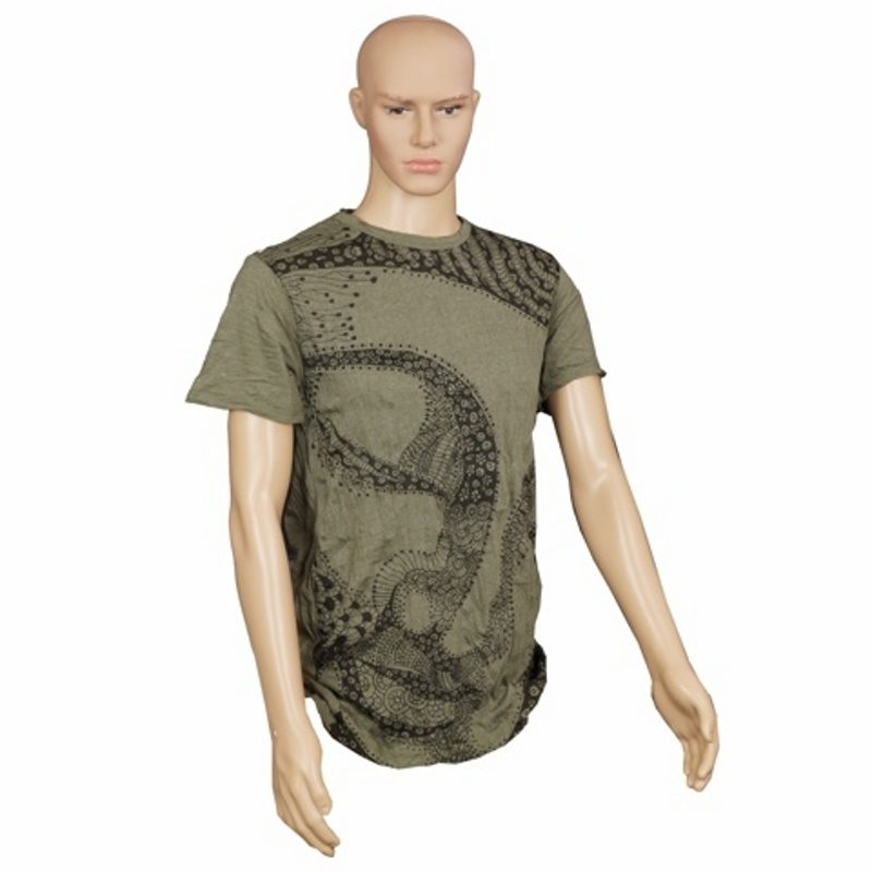 T-shirt Men's SURE Buddha Face XL Khaki