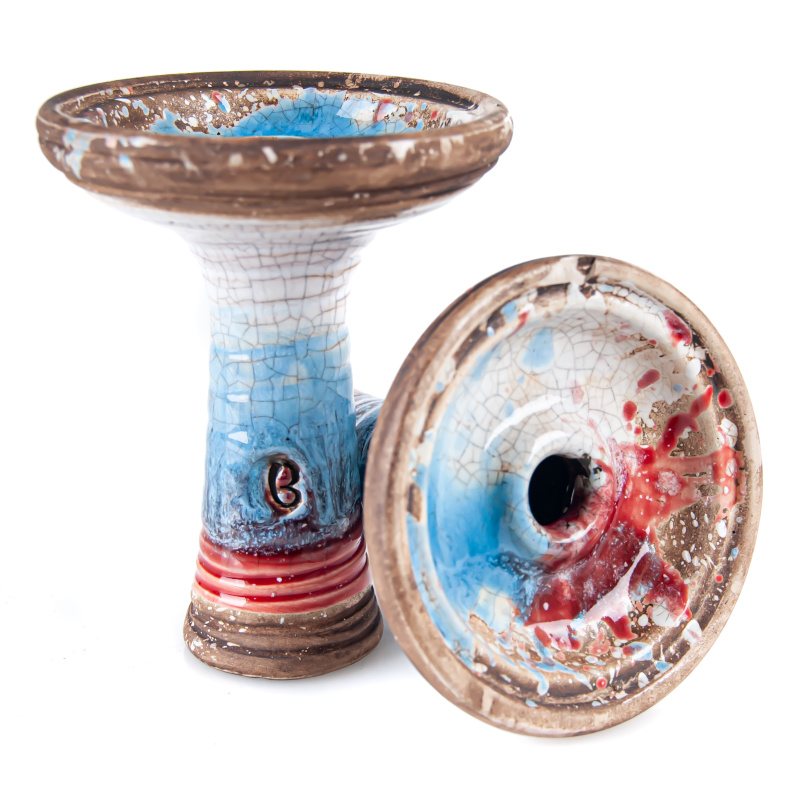 Hookah Bowl Vintage Glass Ufo Tricolor