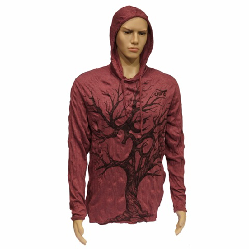T-shirt Men's SURE Tree Ohm Long Sleeve XL Wine Red